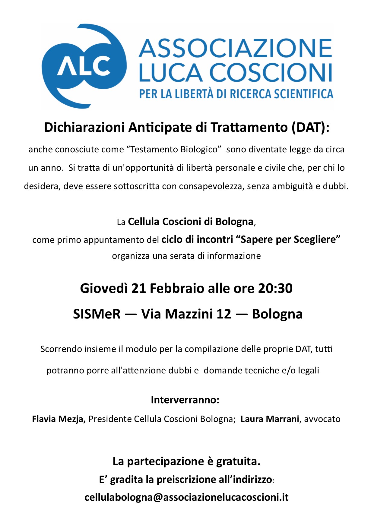 Buona dichiarazione di apertura per incontri online