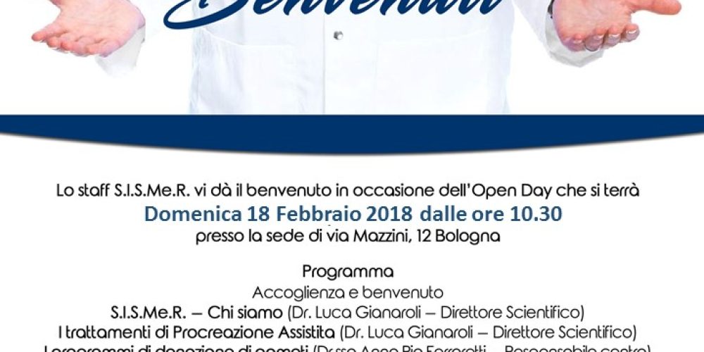 Locandina Open Day 18 febbraio 2018