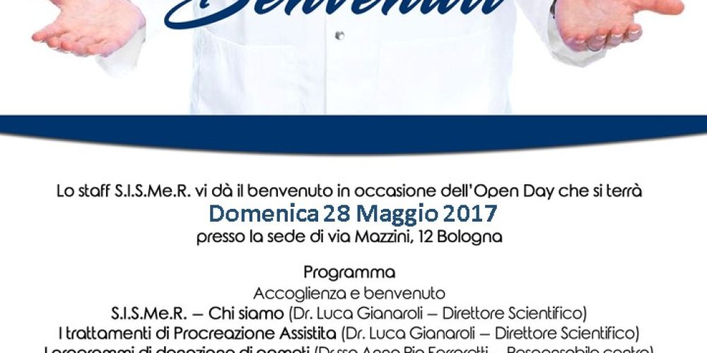 Locandina Open Day 28 Maggio